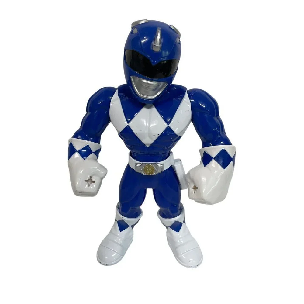 Blue Power Ranger Mega Mighties Heroes Figure Mighty Morphin‎ MMPR Billy 11
